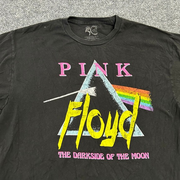 Pink Floyd Other - Pink Floyd T-Shirt Mens Size XL Black Dark Side Of The Moon 50th Anniversary